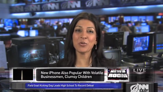 The Onion: Apple's New College Girl-Friendly iPhone Comes With a Pre-Cracked Screen